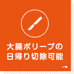 大腸ポリープの日帰り切除可能